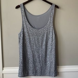 Silver Sequin Tank